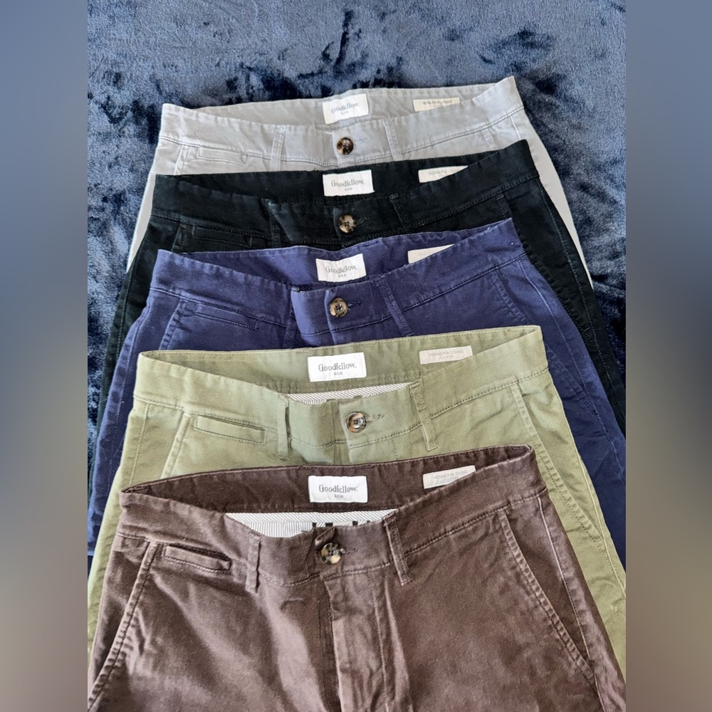 Goodfellow & Co Slim Hennepin Chino Pants Bundle